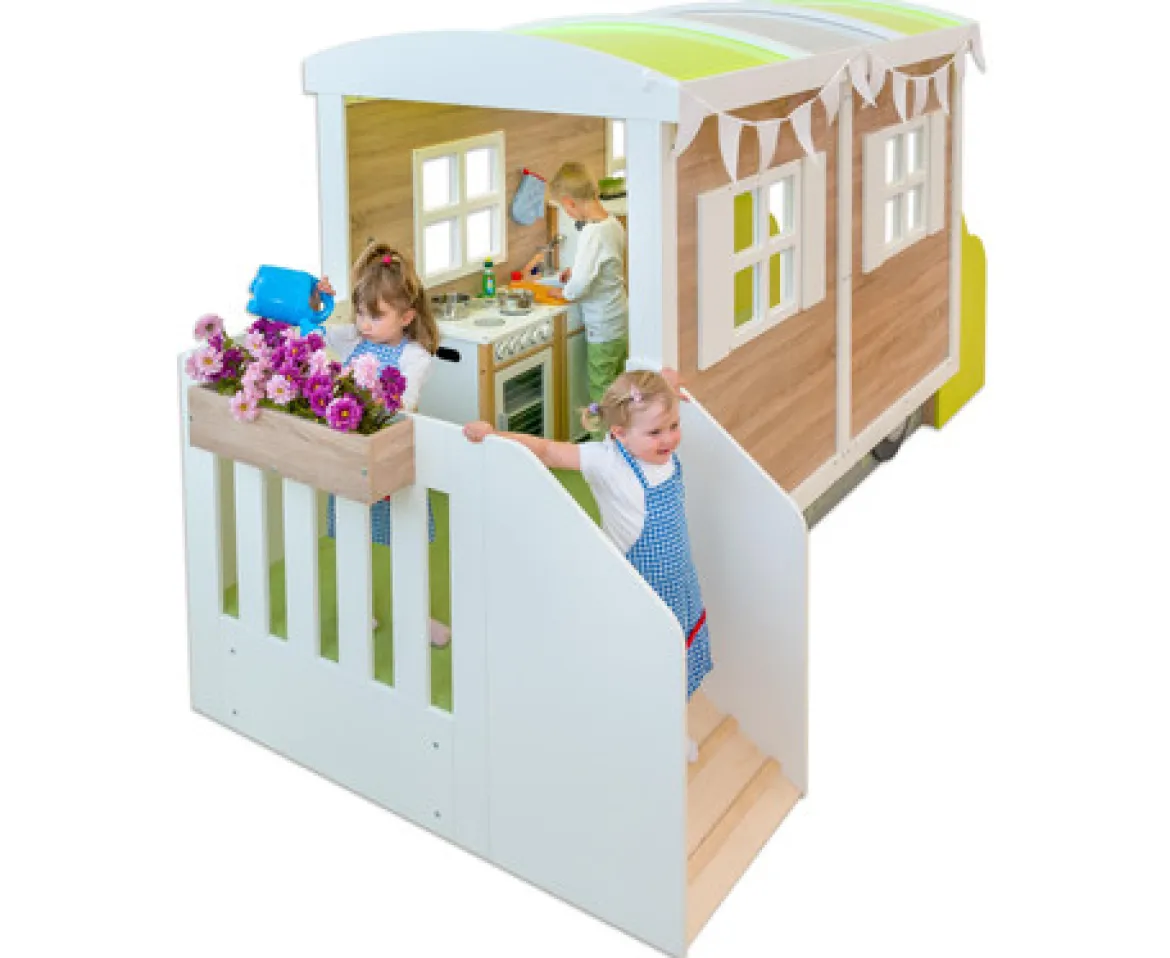 EduCasa Kinder Bauwagen, ab 2 Jahren