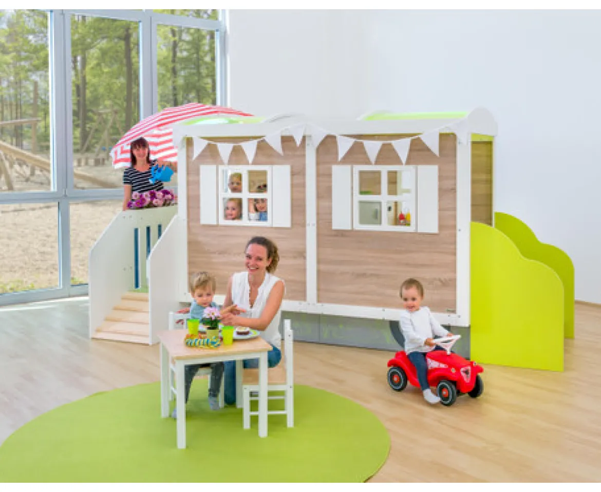EduCasa Kinder Bauwagen, ab 2 Jahren
