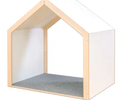 Educasa Spielhaus XXL weiß mit Tretford-Teppich, 1-7 Jahre