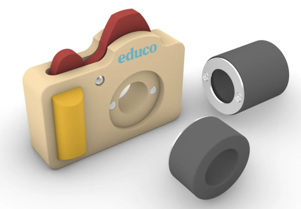 Educo Fotokamera aus Holz - neue Version