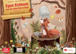 Egon Eichhorn und der wilde Müll im Wald. Kamishibai Bildkartenset