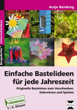 Einfache Bastelideen für jede Jahreszeit, Broschüre inkl. CD, 1.-4.