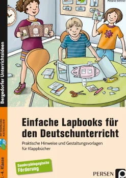 Einfache Lapbooks für den Deutschunterricht, Buch, 1. bis 4. Klasse