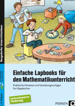 Einfache Lapbooks für den Mathematikunterricht, Buch, 1. bis 4. Klasse