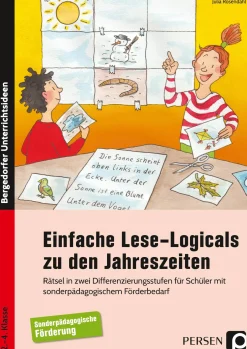 Einfache Lese-Logicals zu den Jahreszeiten, Buch, 2. bis 4. Klasse
