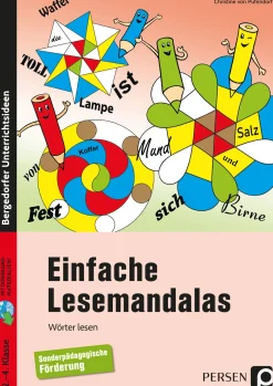 Einfache Lesemandalas, Buch, 2. bis 4. Klasse