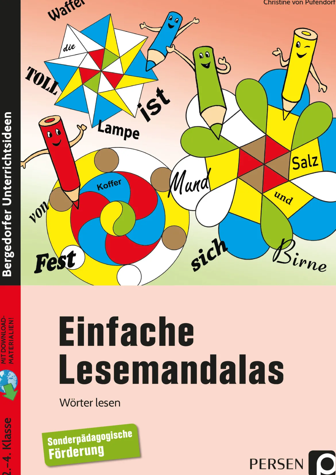 Einfache Lesemandalas, Buch, 2. bis 4. Klasse