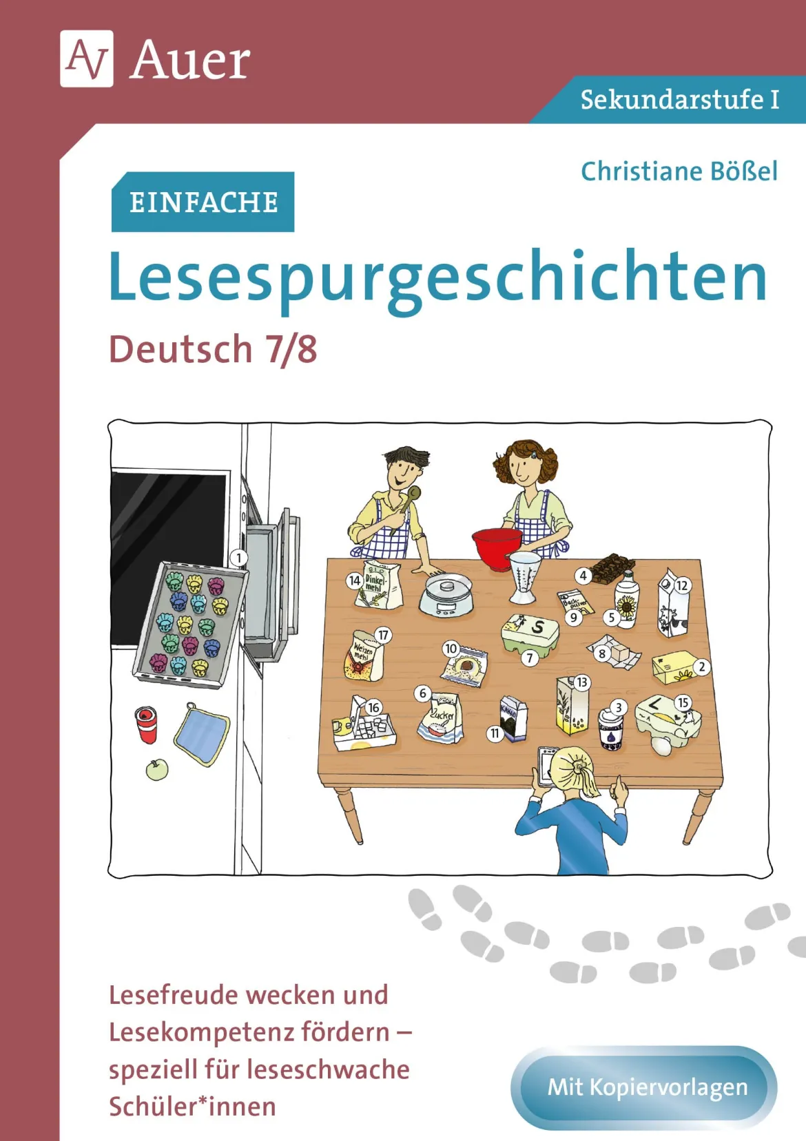Einfache Lesespurgeschichten Deutsch 7-8, Buch