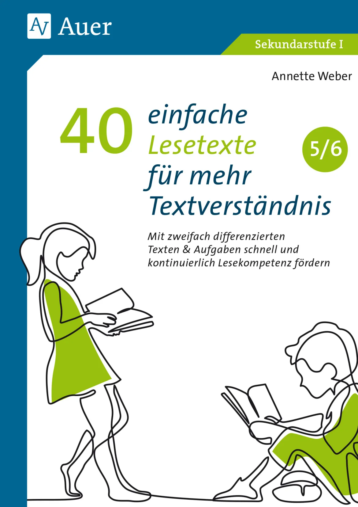40 einfache Lesetexte für mehr Textverständnis, Buch, 5. und 6. Klasse
