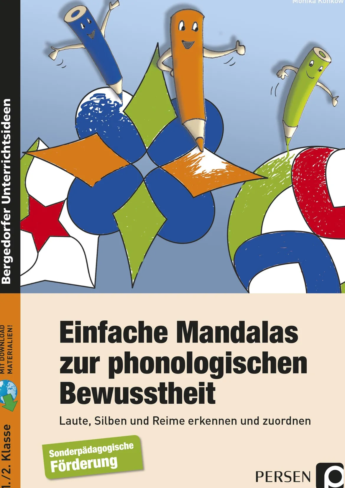 Einfache Mandalas zur phonologischen Bewusstheit, Broschüre, 1.-2. Klasse