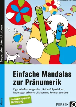 Einfache Mandalas zur Pränumerik, Buch, 1. Klasse/Vorschule