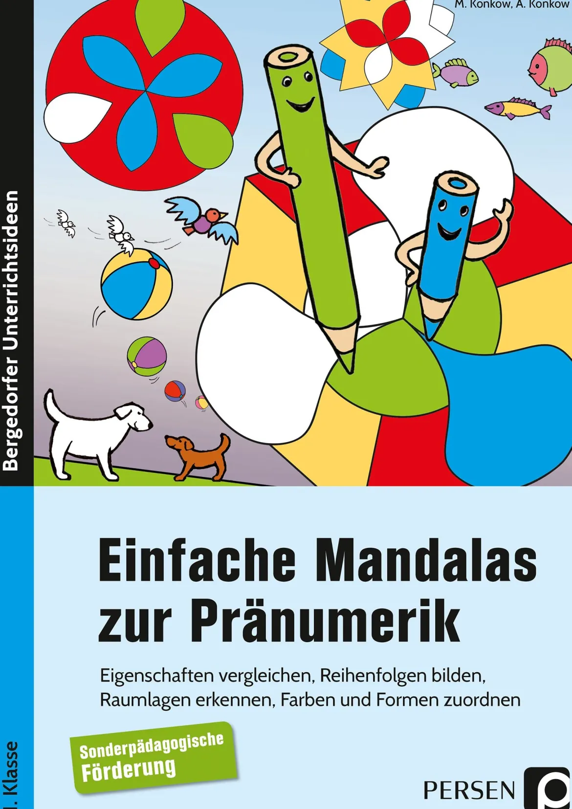Einfache Mandalas zur Pränumerik, Buch, 1. Klasse/Vorschule