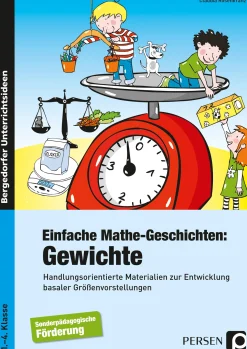 Einfache Mathe-Geschichten: Gewichte, Buch, 1.-4. Klasse