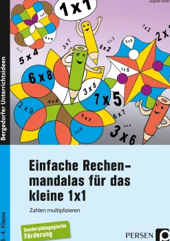 Einfache Rechenmandalas für das kleine 1x1, 3. und 4. Klasse