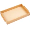 Einfaches Holztablett: klein