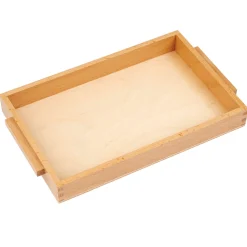 Einfaches Holztablett: klein