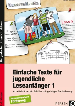 Einfache Texte für jugendliche Leseanfänger