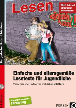 Einfache und altersgemäße Lesetexte für Jugendliche, Buch inkl. CD, 7.-9. Klasse