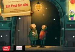 Ein Fest für alle. Schneinachten in der Nachtigallstraße. Kamishibai Bildkartenset, 5-9 Jahre