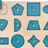 Einlegebrett Geometrische Formen, ab 18 Monate
