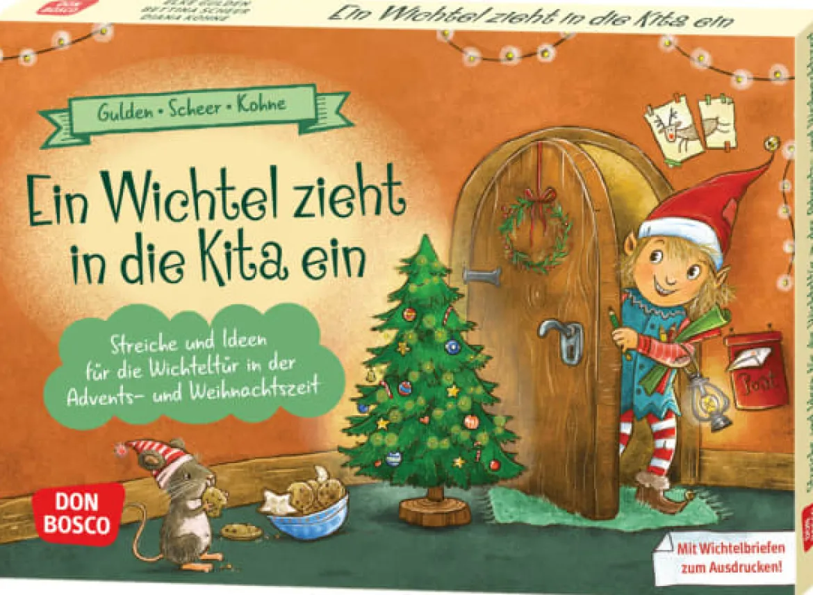 Ein Wichtel zieht in die Kita ein, Kartensatz, 3-6 Jahre