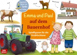 Emma und Paul auf dem Bauernhof. Spielfiguren für die Erzählschiene, 1 bis 5 Jahre