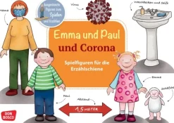 Emma und Paul und Corona, Spielfiguren für die Erzählschiene, 2-5 Jahre