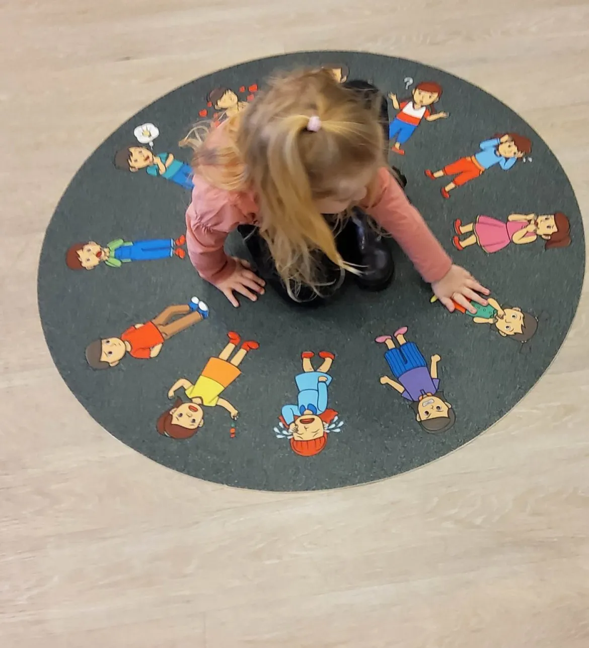 Emotionsteppich, Durchmesser 150 cm