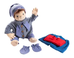 Empathiepuppe Johan mit Kleiderset