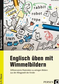 Englisch üben mit Wimmelbildern, Buch, 3. und 4. Klasse