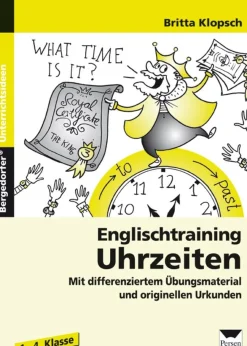 Englischtraining: Uhrzeiten, Broschüre, 1.-4. Klasse