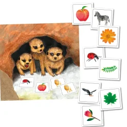 Erdmännchen-Blitzblick-Memo, 6-8 Jahre