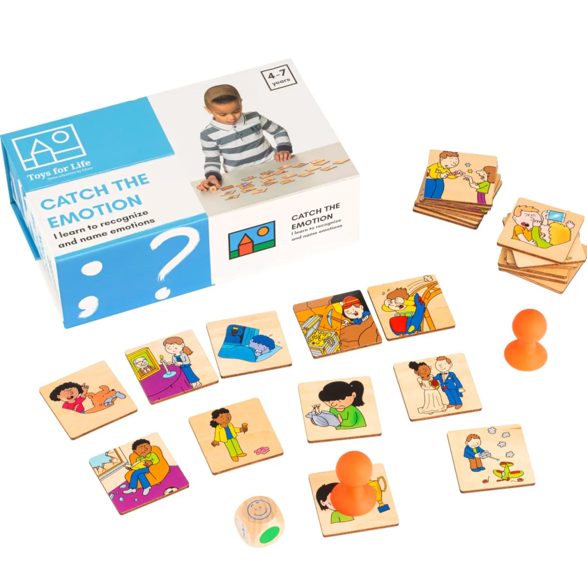 Erfasse die Emotion, Legespiel, 4-7 Jahre