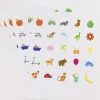 Erkennungsschilder, Selbstklebefolie, Serie A, für Garderoben in Kindergarten und Grundschule