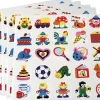 Erkennungsschilder, Selbstklebefolie, Serie D, für Garderoben in Kindergarten und Grundschule
