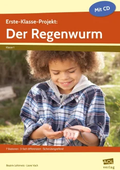 Erste-Klasse-Projekt: Der Regenwurm, Buch inkl. CD, 1. Klasse