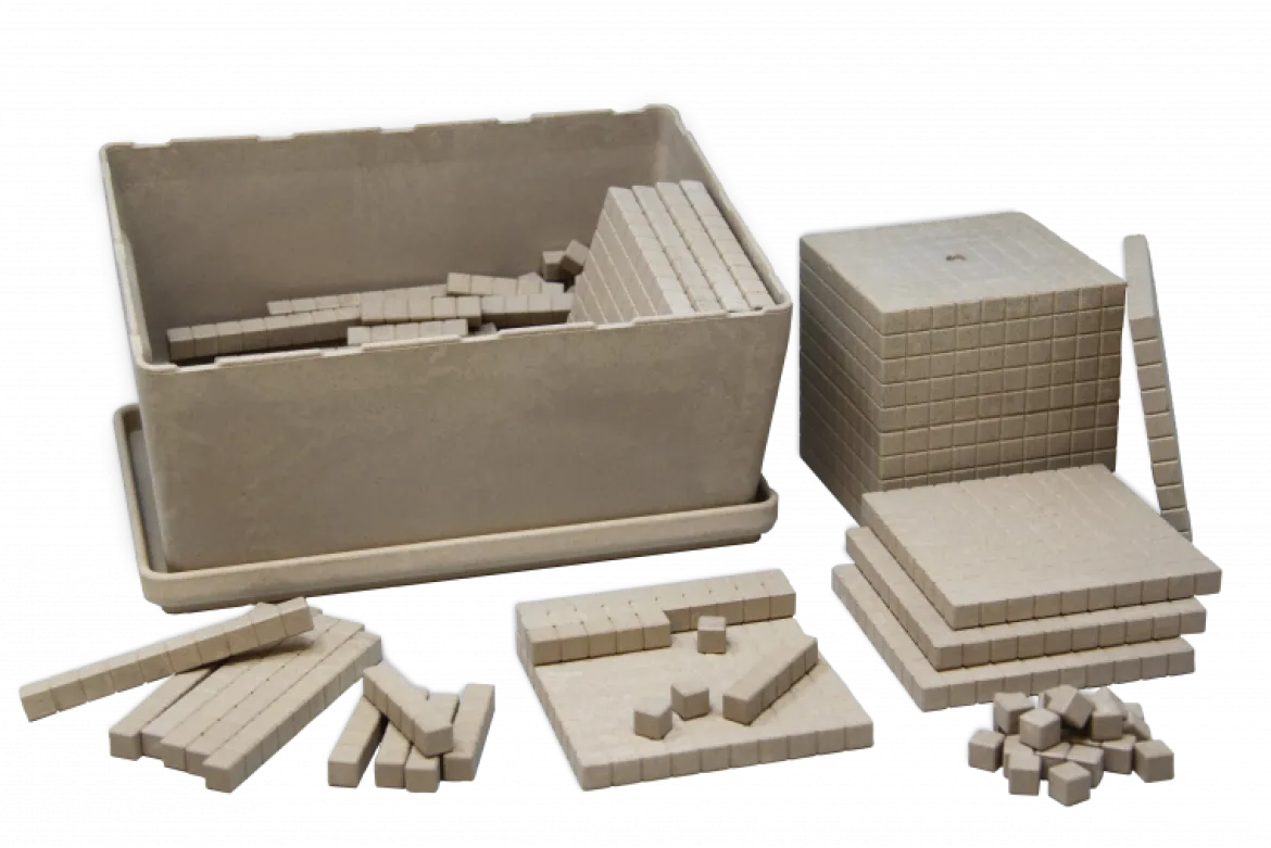 Erweitertes Dienes Grundsortiment naturfarben (151 Teile) aus RE-Wood®