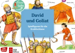 Erzählschiene Spielfiguren - David und Goliat, ab 2 Jahre