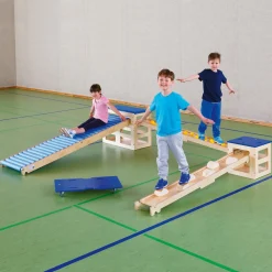 Erzi Balancierparcours Sportbox, 6-teilig, ab 3 Jahre