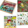 Extremes Wetter-Puzzle: 4 Holzpuzzle im Set, ab 3 Jahre