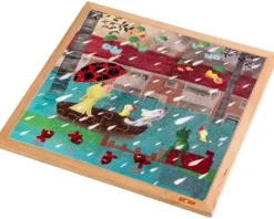 Extremes Wetter-Puzzle: Regen, ab 3 Jahre