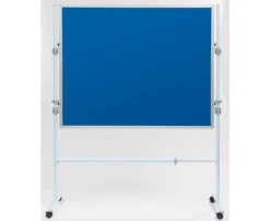 Fahrbare Einhängetafel, Tafeloberfläche blau