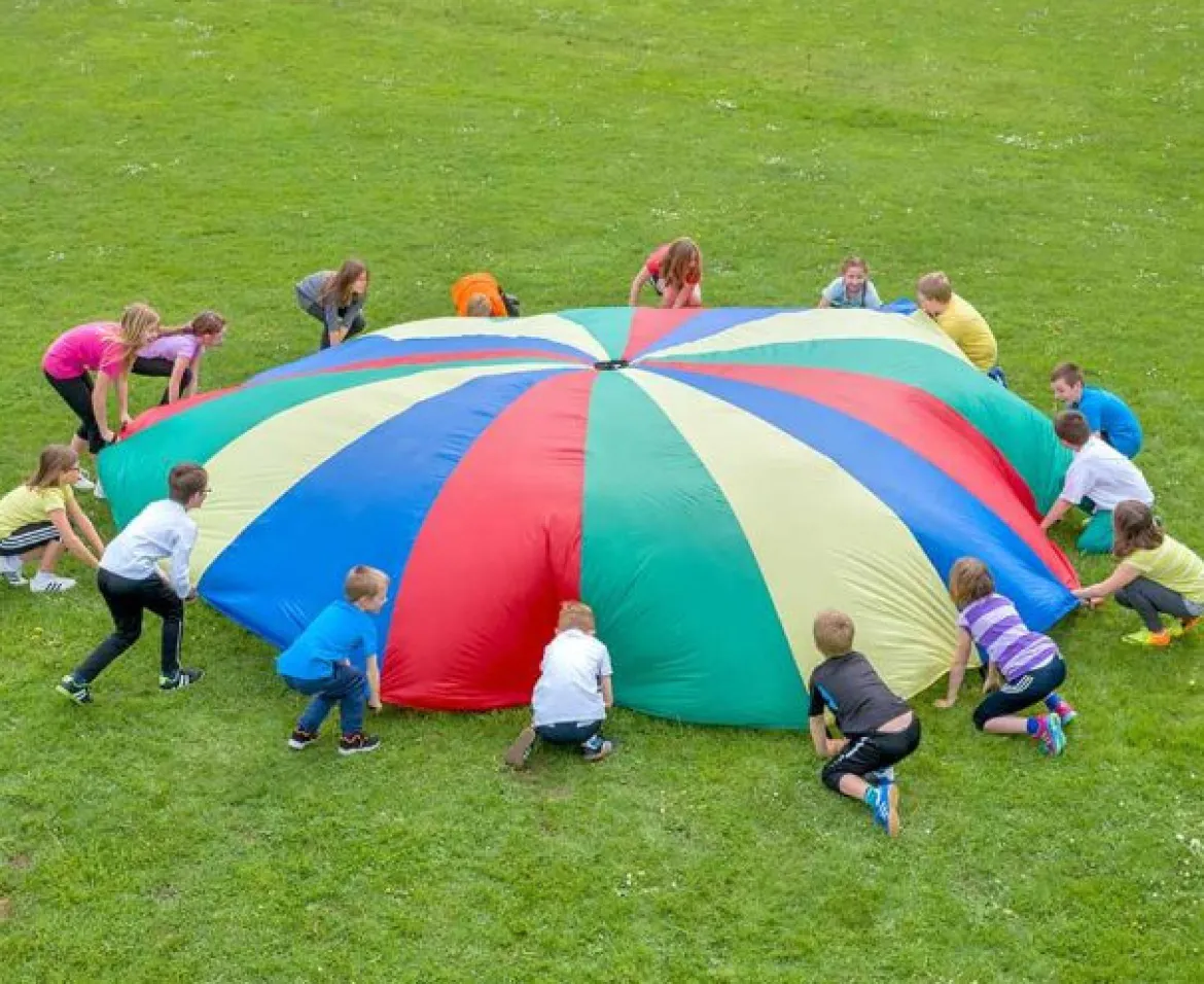 Fallschirm-Schwungtuch Ø 6,1m, 16 Schlaufen