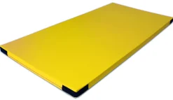 Fallschutzmatte FSM 160/60, 200x100 cm gelb mit Klettecken