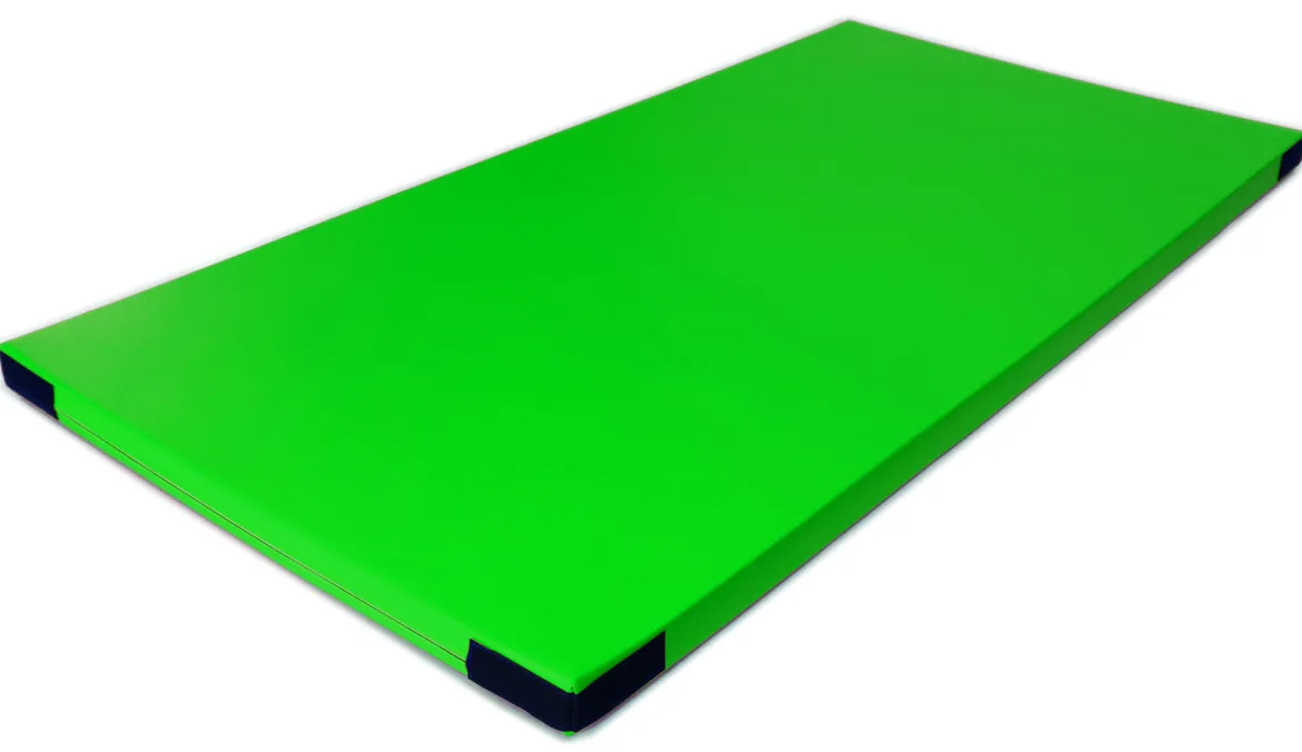 Fallschutzmatte FSM 160/60, 200x100 cm grün mit Klettecken
