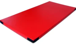 Fallschutzmatte FSM 160/60, 150x100 cm rot mit Klettecken