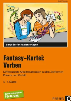 Fantasy-Kartei: Verben, Kopiervorlagen, 5. bis 7. Klasse