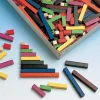 Farbige Holzstäbe, 240 Stück, 4-9 Jahre