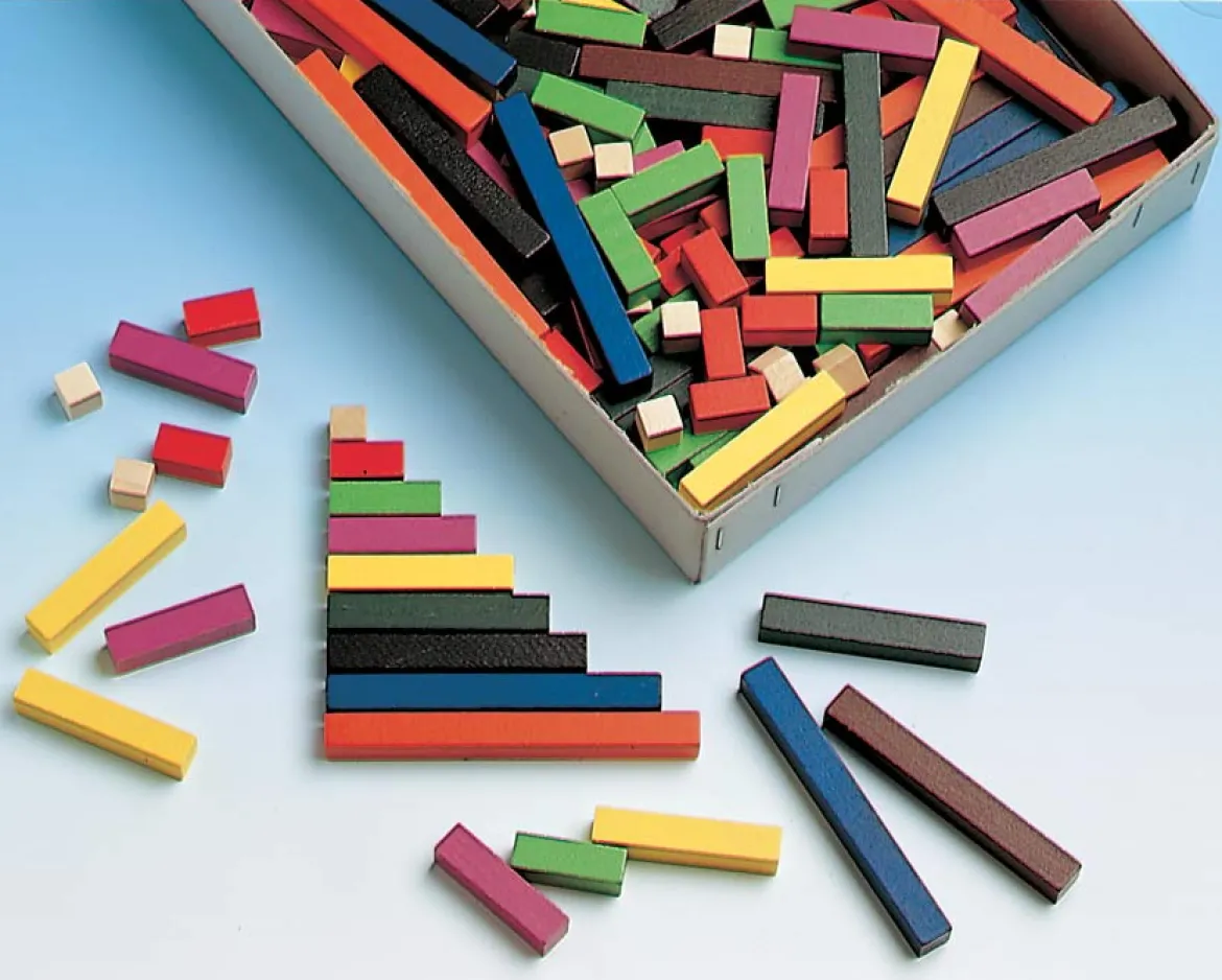 Farbige Holzstäbe, 240 Stück, 4-9 Jahre