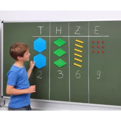 Farbiger Zehnerbasis-Satz, magnetisch, in Aufbewahrungsbox